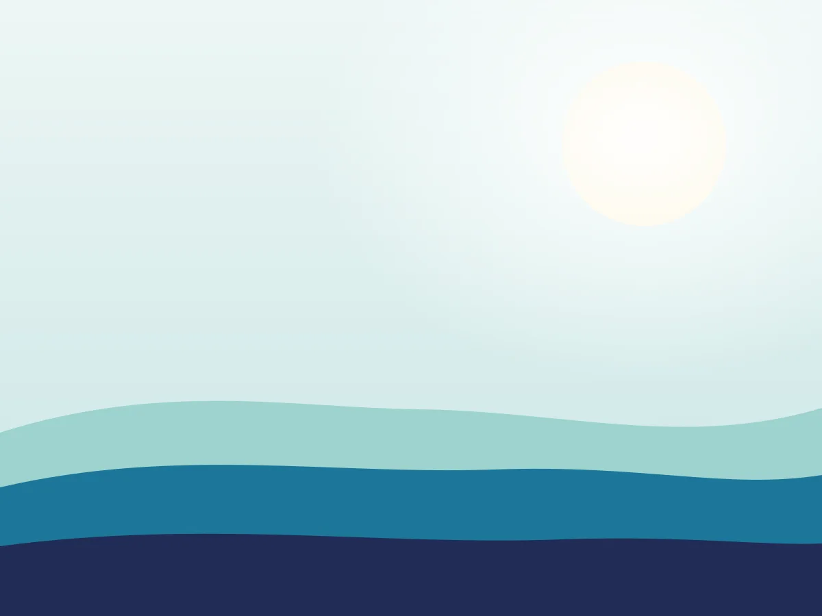 Ruhige Illustration einer Landschaft